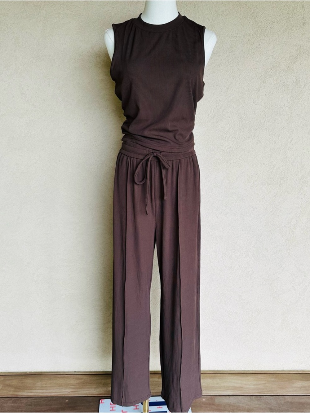 BTFBM Tik Tok Shop 2 Piece Ribbed Pant Set